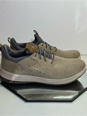 Men’s Skechers Classic Fit Air Cooled Memory Foam Slip On Shoes, Size 10.5